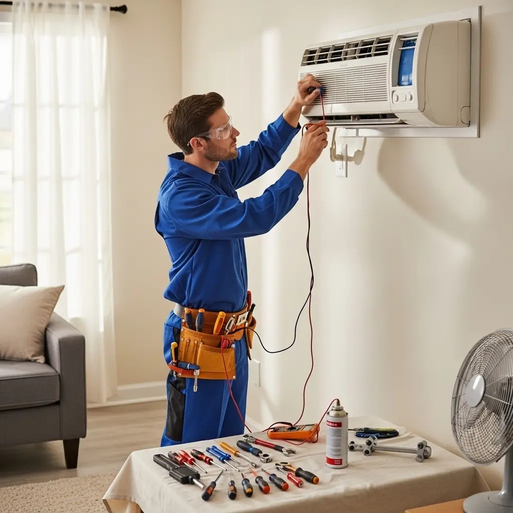 Şehzadeler Dominox Dominox klima gaz dolumu ve bakım – Enerji verimliliği artırıldı. - Teknik servis örneği